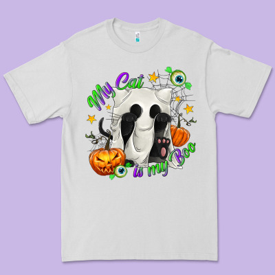 My Cat Is My Boo Premium Tee Designed By Texasbilliewilder