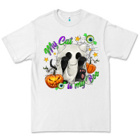 White My Cat Is My Boo Premium Tee - texasbilliewilder