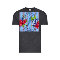 Vintage Black patriotic rose Vintage Tee - BundleAndBundleShop