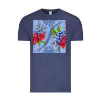 Vintage Denim patriotic rose Vintage Tee - BundleAndBundleShop