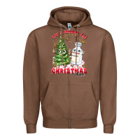 Chestnut racn around the christmas tree Zipper Hoodie - MaliasSmallBusiness