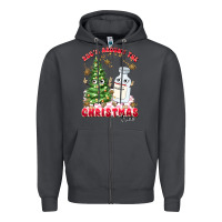 Smoke racn around the christmas tree Zipper Hoodie - MaliasSmallBusiness