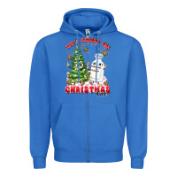 True Royal racn around the christmas tree Zipper Hoodie - MaliasSmallBusiness