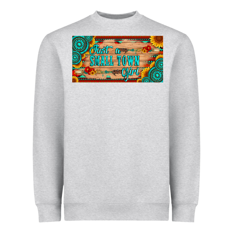 Just A Small Town Girl Wlth Gemstone Arrow And Sunflowers Licanse Plat Heavyweight Sweatshirt by Artiststas | Teevron