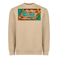 Mushroom just a small town girl wlth gemstone arrow and sunflowers licanse plat Heavyweight Sweatshirt - Artiststas