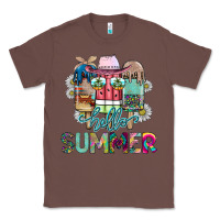 Chestnut Hello Summer Classic Tee - CowhideDigitalArt