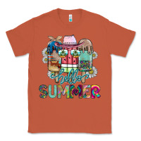 Copper Hello Summer Classic Tee - CowhideDigitalArt