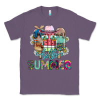 Lavender Hello Summer Classic Tee - CowhideDigitalArt