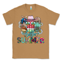Toasted Coconut Hello Summer Classic Tee - CowhideDigitalArt