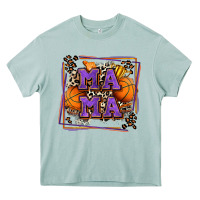Arona basketball mama with leopard Heavy Core Tee - Zillion Design Studio