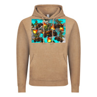 Vintage Coffee Dinosaur monster truck Vintage Hoodie - Artiststas