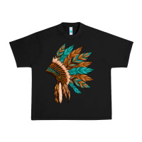 Black native american indian headdress Urban Heavy Tee - Artiststas