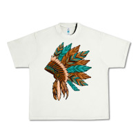 Pistachio native american indian headdress Urban Heavy Tee - Artiststas