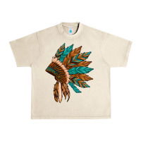 Sandshell native american indian headdress Urban Heavy Tee - Artiststas