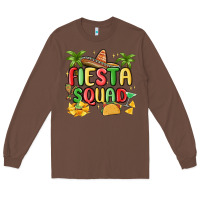 Chestnut fiesta squad Long Sleeve Tee - MaliasSmallBusiness