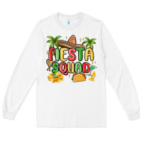 White fiesta squad Long Sleeve Tee - MaliasSmallBusiness