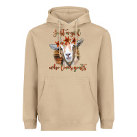 Mushroom Just a Girl Who Loves Goat Heavyweight Hoodie - Bettercallsaul