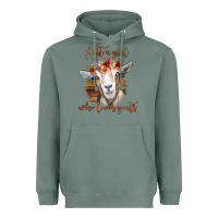Just A Girl Who Loves Goat Heavyweight Hoodie | Teevron