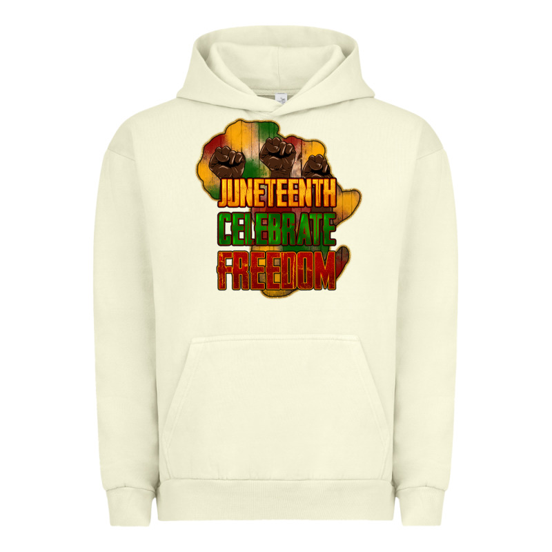 Juneteenth Celebrate Freedom Urban Hoodie by HowdyJamesFarm | Teevron