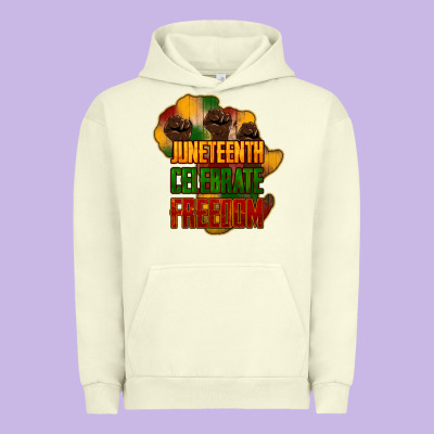 Juneteenth Celebrate Freedom Urban Hoodie Designed By Howdyjamesfarm