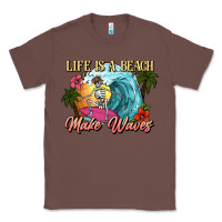 Chestnut Life is a beach make waves skeleton Classic Tee - NancyCooperArtShop