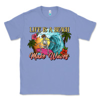Colony Blue Life is a beach make waves skeleton Classic Tee - NancyCooperArtShop