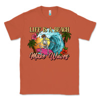 Copper Life is a beach make waves skeleton Classic Tee - NancyCooperArtShop