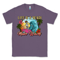 Lavender Life is a beach make waves skeleton Classic Tee - NancyCooperArtShop