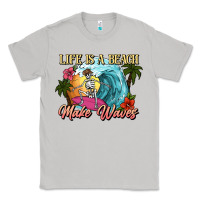 Moon Dust Life is a beach make waves skeleton Classic Tee - NancyCooperArtShop