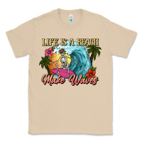 Mushroom Life is a beach make waves skeleton Classic Tee - NancyCooperArtShop