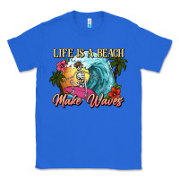 True Royal Life is a beach make waves skeleton Classic Tee - NancyCooperArtShop