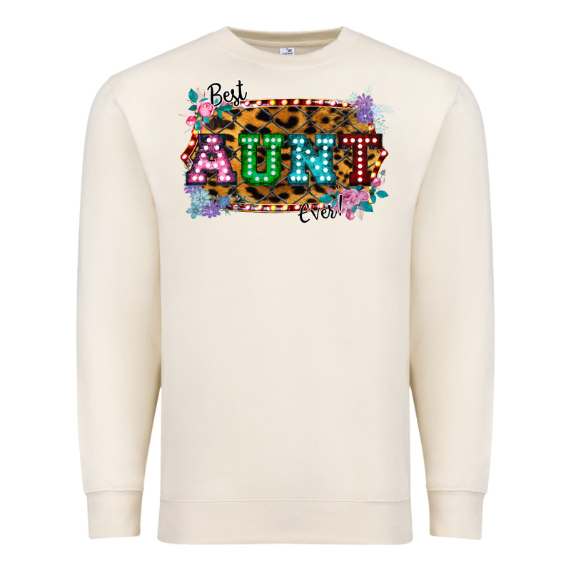 Best Aunt Ever! Premium Sweatshirt by Bettercallsaul | Teevron