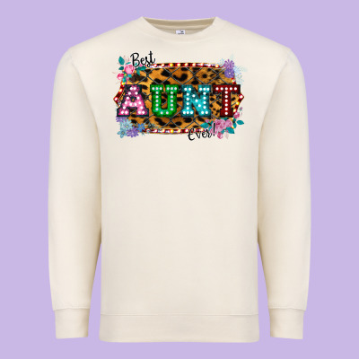 Best Aunt Ever! Premium Sweatshirt Designed By Bettercallsaul