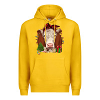 Lemon Christmas Hereford Premium Hoodie - JahusDesignShop