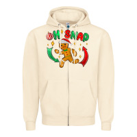 Sandshell oh snap with gingerbread Zipper Hoodie - MaliasSmallBusiness