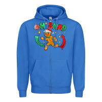 True Royal oh snap with gingerbread Zipper Hoodie - MaliasSmallBusiness