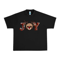 Black joy reindeer Urban Heavy Tee - AdoDesignShop