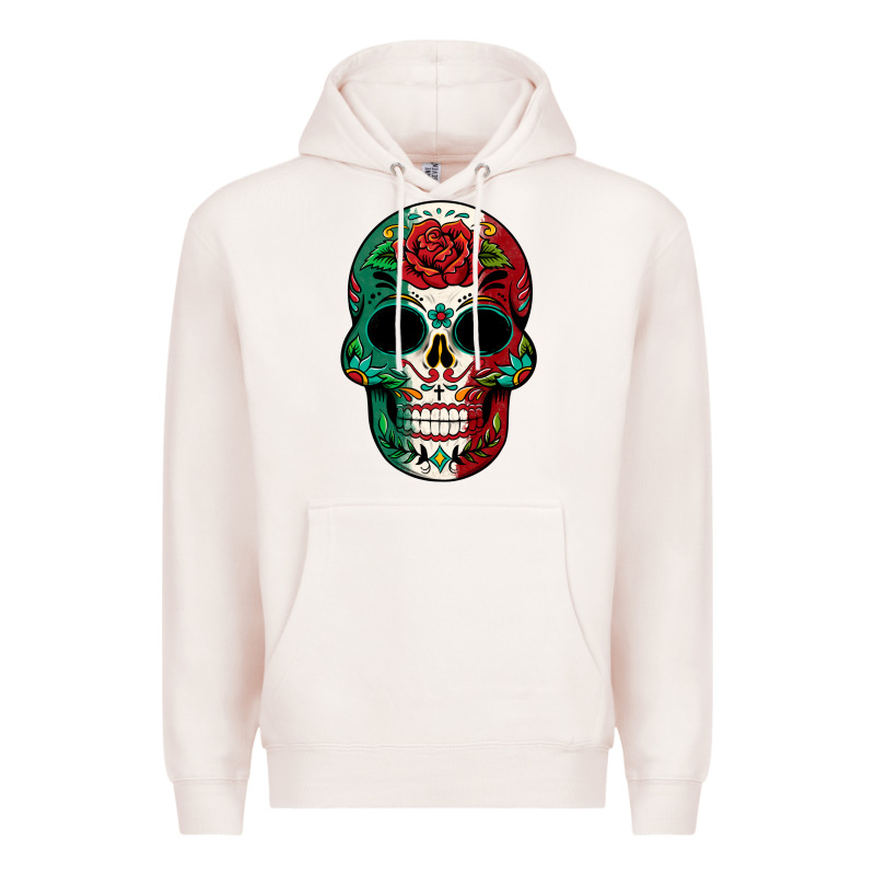 Mexican Skull Premium Hoodie by texasbilliewilder | Teevron