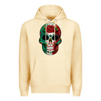 Pina Colada Mexican Skull Premium Hoodie - texasbilliewilder