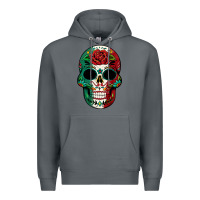 Rock Mexican Skull Premium Hoodie - texasbilliewilder
