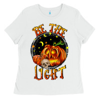 White Be the light Ladies Tee - RanaPortraitStore