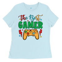 Baby Blue the best gamer Ladies Tee - JahusDesignShop