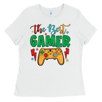 White the best gamer Ladies Tee - JahusDesignShop