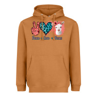 Meerkat Peace Love Goats Heavyweight Hoodie - Bettercallsaul