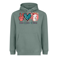 Sage Peace Love Goats Heavyweight Hoodie - Bettercallsaul