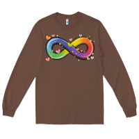 Chestnut infinity symbol autism Long Sleeve Tee - MaliasSmallBusiness