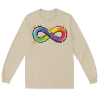Mushroom infinity symbol autism Long Sleeve Tee - MaliasSmallBusiness