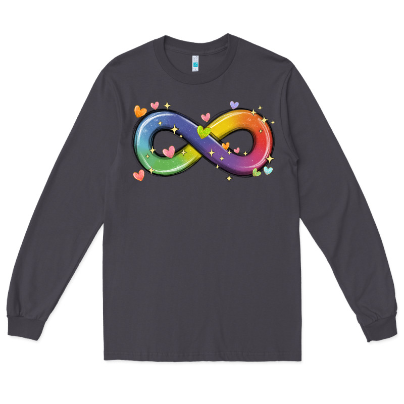 Infinity Symbol Autism Long Sleeve Tee by MaliasSmallBusiness | Teevron