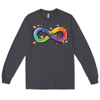 Smoke infinity symbol autism Long Sleeve Tee - MaliasSmallBusiness