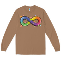 Toasted Coconut infinity symbol autism Long Sleeve Tee - MaliasSmallBusiness